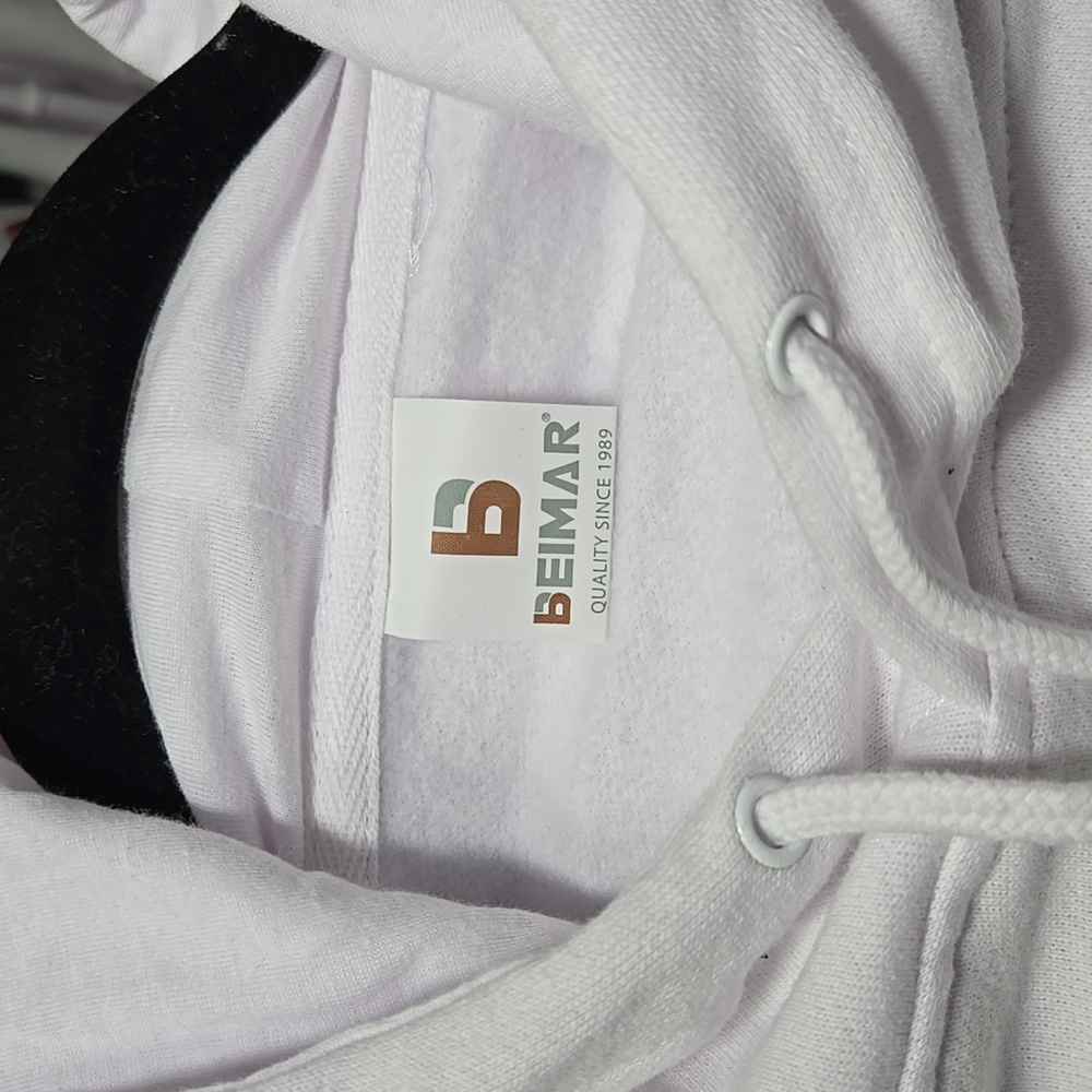 Embroidered Floral Patch Handmade Hoodie NWOT - Picture 4 of 6
